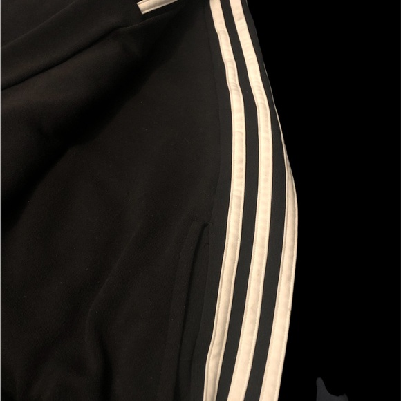 Gently worn adidas 3 stripe down the leg sweat pants. Smoke free home. - Picture 2 of 3